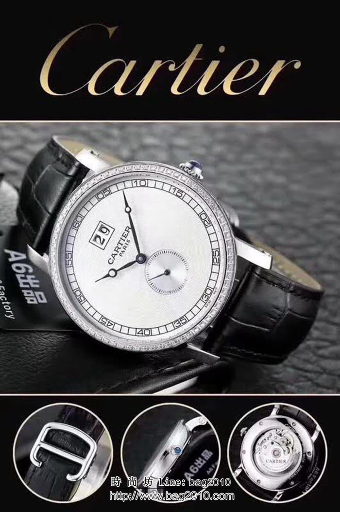 CARTIER卡地亞 2018年新款 ROTONDE、DE、CARTIER男士腕錶 W1550751 WSS1500